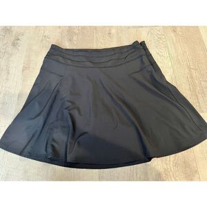 Athleta All Day Skort Black Women's Size 12 591445-00